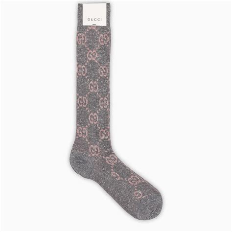 pink and grey gucci socks